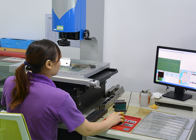 Profile projector inspection