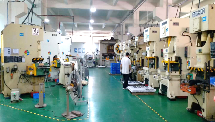 MAX Precision Metal stamping workshop