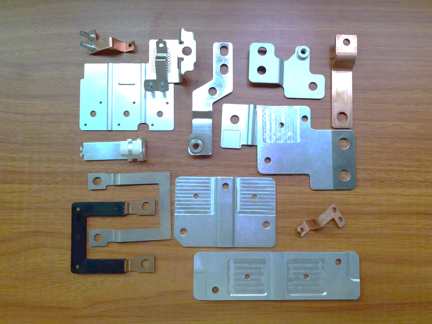 Assorted sheet metal stamped parts