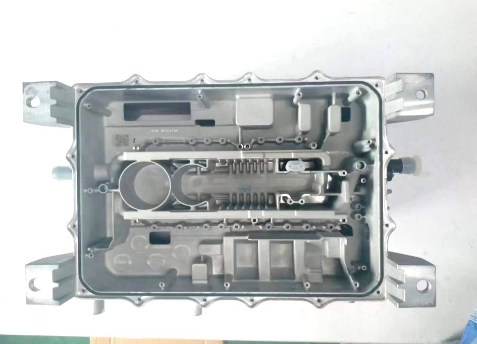 Automotive stamped metal housing